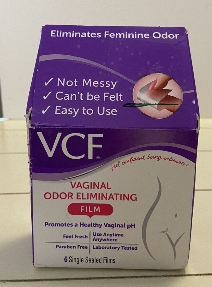 6 VCF Single Sealed Vaginal Odor Eliminating Film Promotes Healthy Vaginal PH